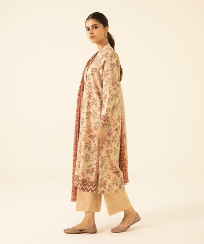 SAPPHIRE | UNSTITCHED 2 PIECE PRINTED LIGHT KHADDAR SUIT
