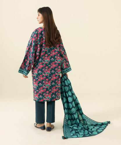 Sapphire | Unstitched 2Pc Printed Light Khaddar - Shirt & Dupatta | U2D-DY23V6-4