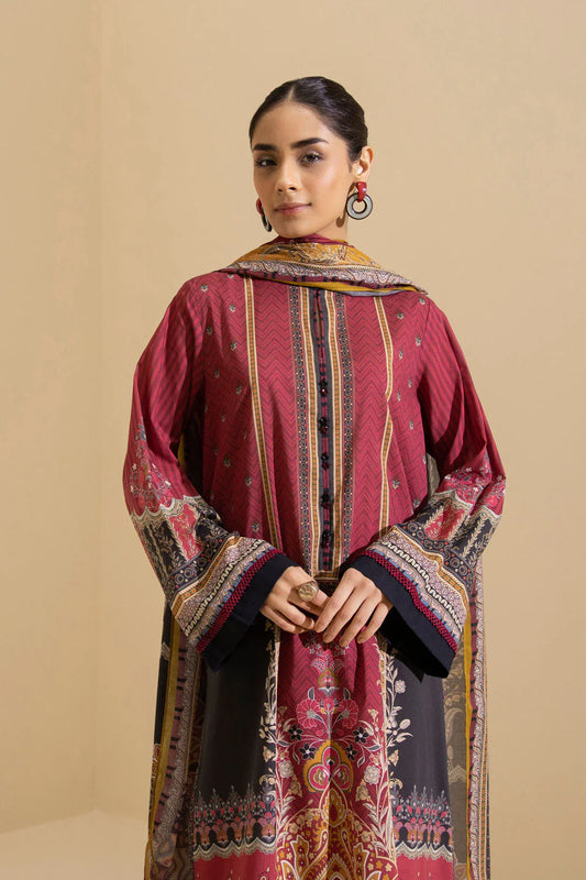 SAPPHIRE | UNSTITCHED 3 PIECE PRINTED LAWN SUIT
