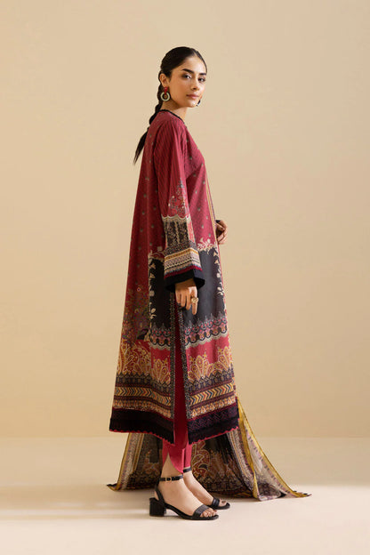 SAPPHIRE | UNSTITCHED 3 PIECE PRINTED LAWN SUIT