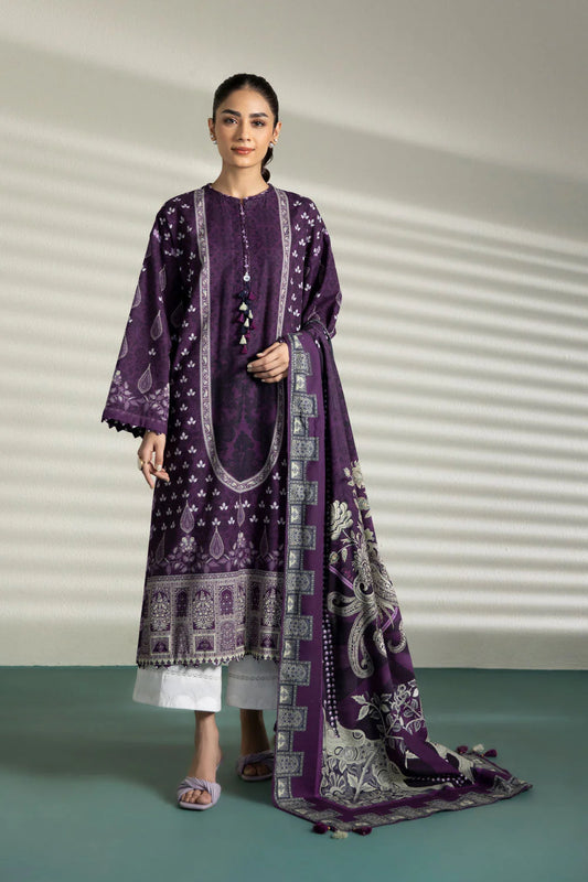 SAPPHIRE | UNSTITCHED 2 PIECE PRINTED KHADDAR SUIT