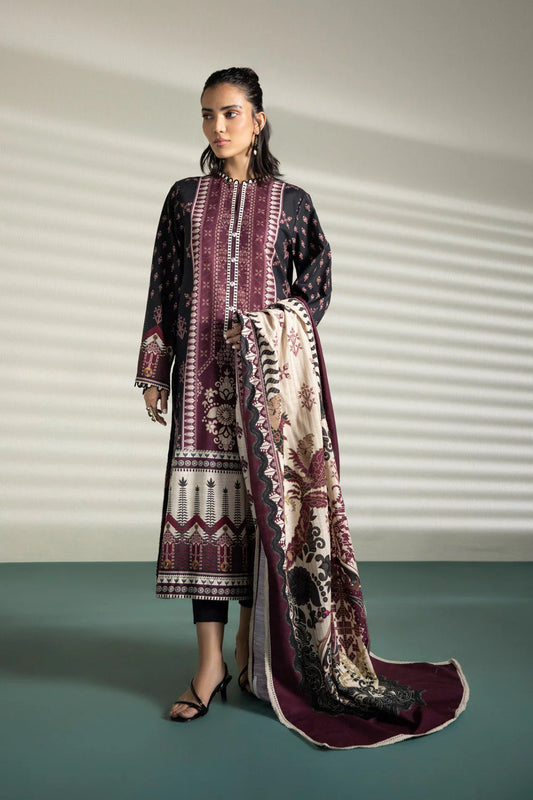 SAPPHIRE | UNSTITCHED 3 PIECE PRINTED LAWN SUIT