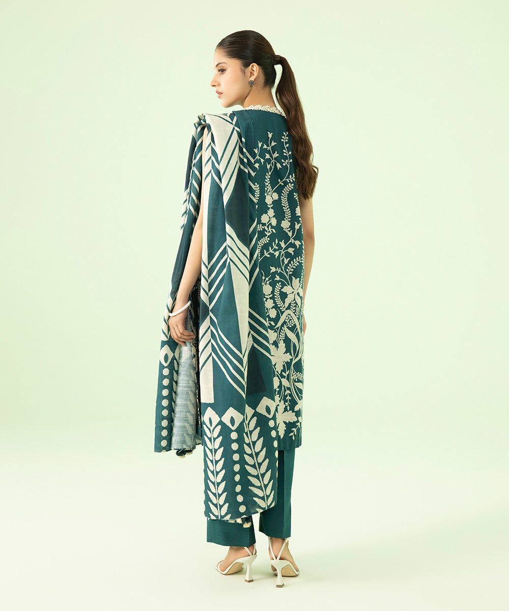 SAPPHIRE | UNSTITCHED 3 PIECE PRINTED LAWN SUIT