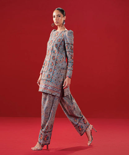 SAPPHIRE | UNSTITCHED 2 PIECE EMBROIDERED LIGHT KHADDAR SUIT