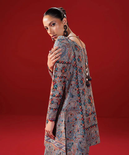 SAPPHIRE | UNSTITCHED 2 PIECE EMBROIDERED LIGHT KHADDAR SUIT
