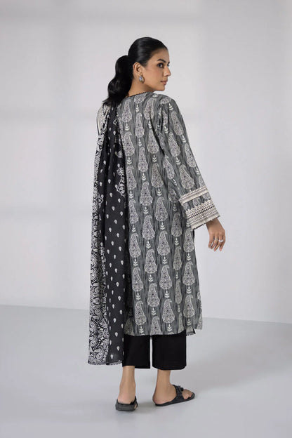SAPPHIRE | UNSTITCHED 2 PIECE PRINTED KHADDAR SUIT