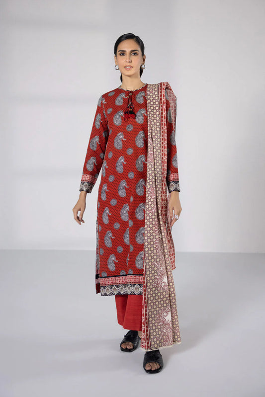 SAPPHIRE | UNSTITCHED 2 PIECE PRINTED KHADDAR SUIT