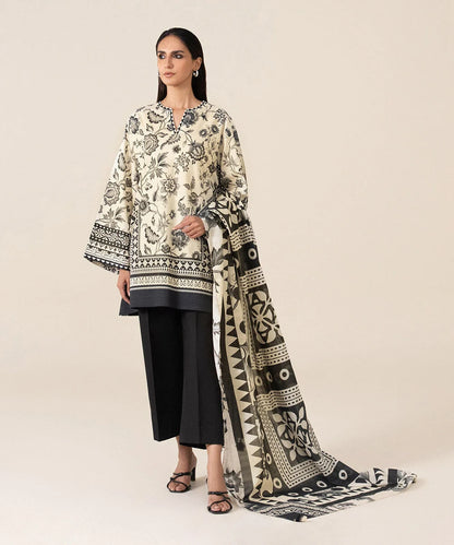 SAPPHIRE | UNSTITCHED 3 PIECE PRINTED LAWN SUIT