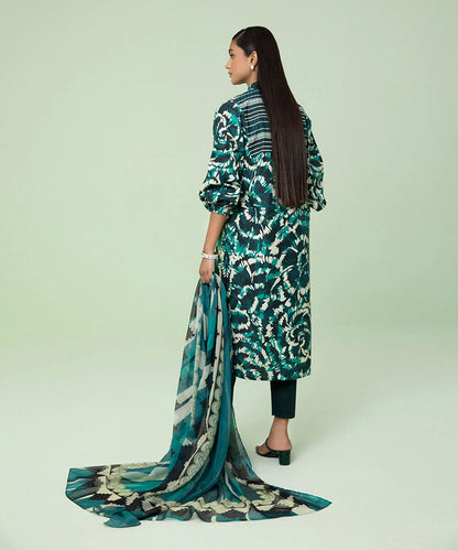 SAPPHIRE | UNSTITCHED 3 PIECE PRINTED LAWN SUIT