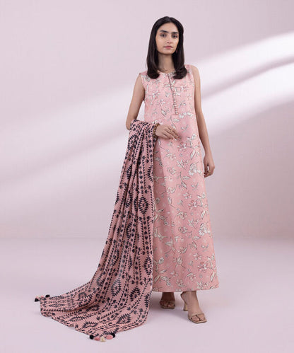 SAPPHIRE | UNSTITCHED 3 PIECE PRINTED LAWN SUIT