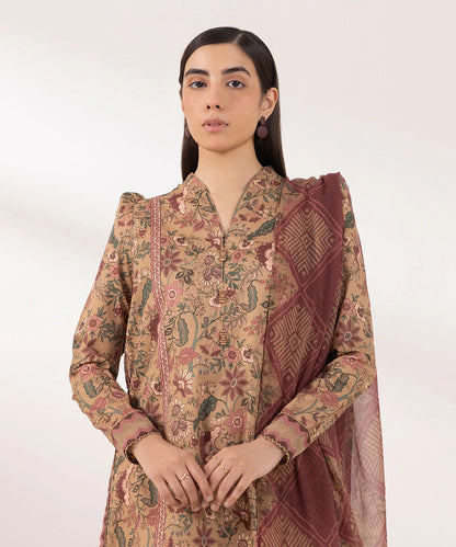 SAPPHIRE | UNSTITCHED 2 PIECE PRINTED LAWN SUIT