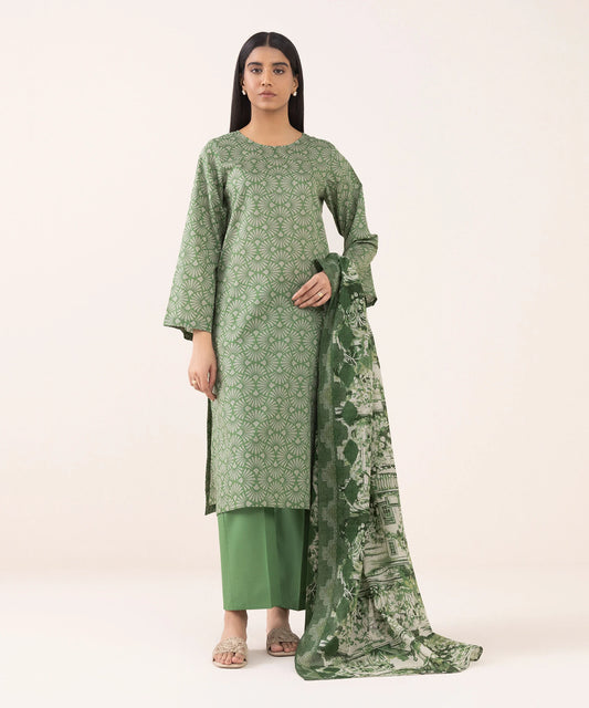 SAPPHIRE | UNSTITCHED 3 PIECE PRINTED LAWN SUIT