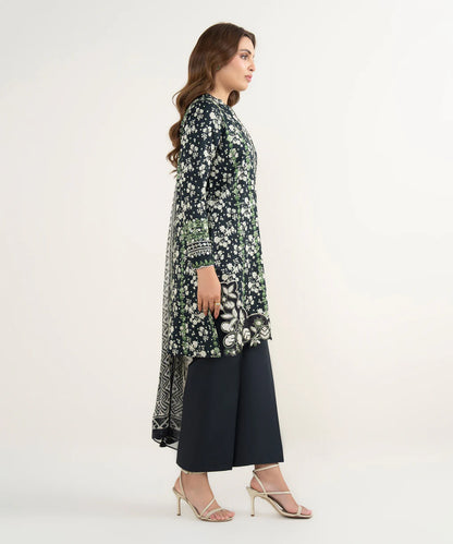 SAPPHIRE | UNSTITCHED 3 PIECE EMBROIDERED LAWN SUIT