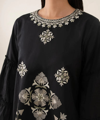 Sapphire | Unstitched 3 Piece - Embroidered Cambric Suit
