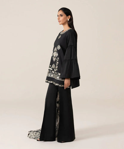 Sapphire | Unstitched 3 Piece - Embroidered Cambric Suit