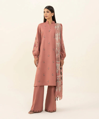 SAPPHIRE | UNSTITCHED 2 PIECE EMBROIDERED CAMBRIC SUIT