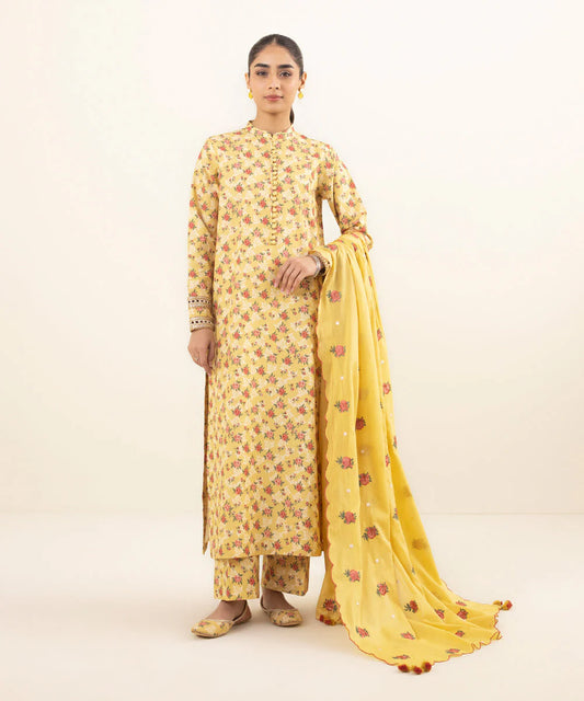 SAPPHIRE | UNSTITCHED 1 PIECE PRINTED CAMBRIC SUIT