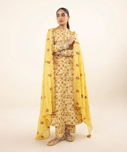 SAPPHIRE | UNSTITCHED 1 PIECE PRINTED CAMBRIC SUIT