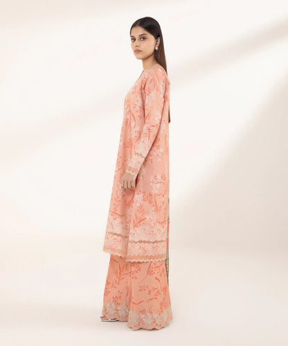 SAPPHIRE | UNSTITCHED 3 PIECE EMBROIDERED LAWN SUIT
