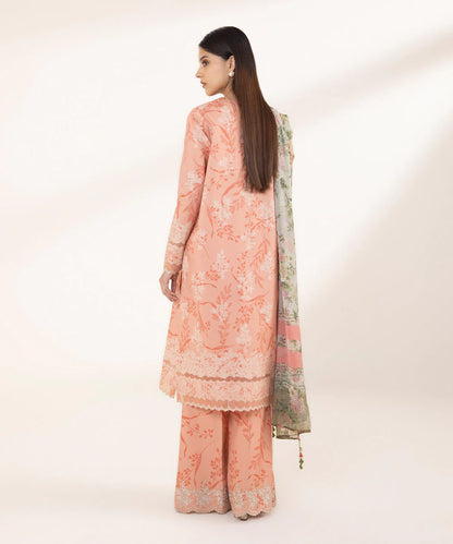 SAPPHIRE | UNSTITCHED 3 PIECE EMBROIDERED LAWN SUIT