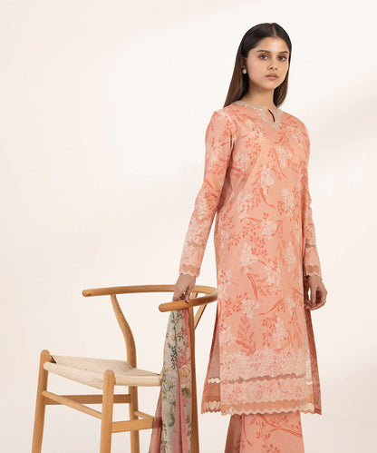 SAPPHIRE | UNSTITCHED 3 PIECE EMBROIDERED LAWN SUIT