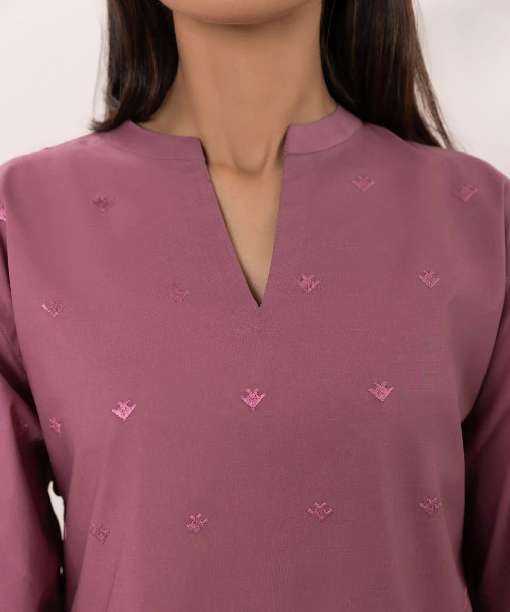 SAPPHIRE | UNSTITCHED 2 PIECE EMBROIDERED CAMBRIC SUIT