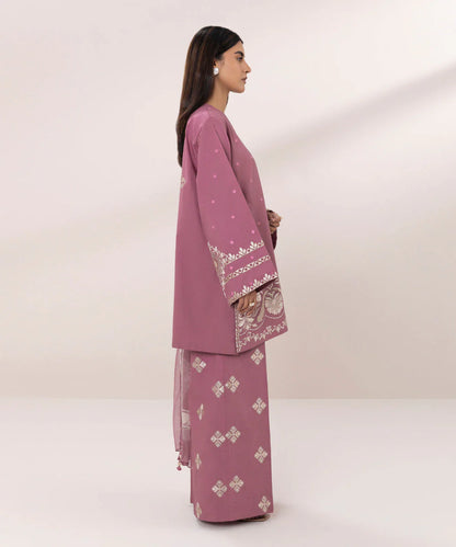 SAPPHIRE | UNSTITCHED 2 PIECE EMBROIDERED CAMBRIC SUIT