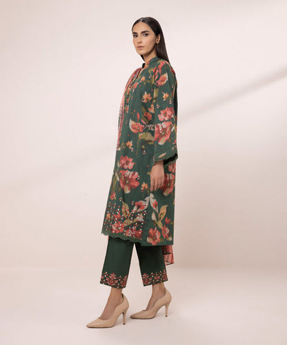 SAPPHIRE | UNSTITCHED 3 PIECE EMBROIDERED LAWN SUIT