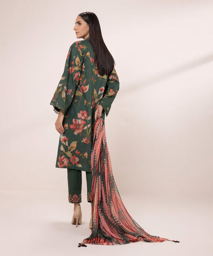 SAPPHIRE | UNSTITCHED 3 PIECE EMBROIDERED LAWN SUIT