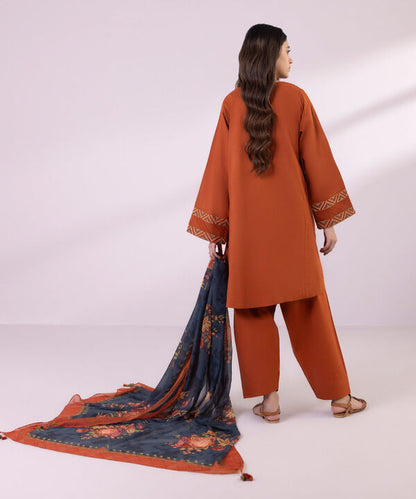 SAPPHIRE | UNSTITCHED 3 PIECE EMBROIDERED CAMBRIC SUIT