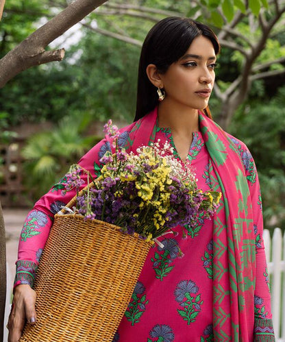 SAPPHIRE | UNSTITCHED 3 PIECE EMBROIDERED LAWN SUIT
