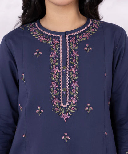SAPPHIRE | UNSTITCHED 3 PIECE EMBROIDERED CAMBRIC SUIT
