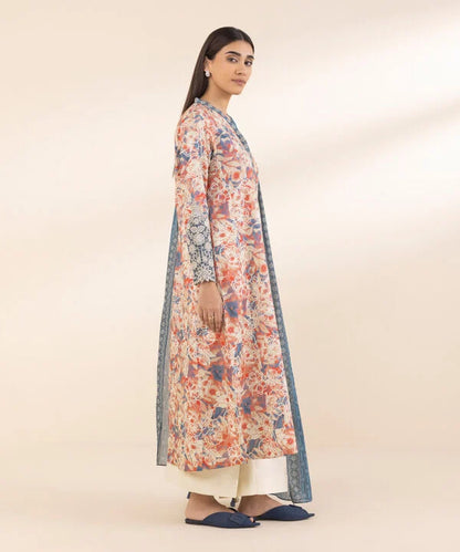 SAPPHIRE | UNSTITCHED 3 PIECE EMBROIDERED LAWN SUIT