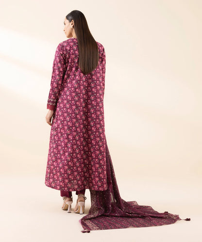 SAPPHIRE | UNSTITCHED 3 PIECE EMBROIDERED LAWN SUIT