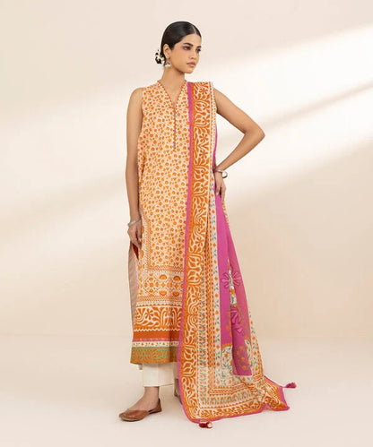 SAPPHIRE | UNSTITCHED 3 PIECE PRINTED LAWN SUIT