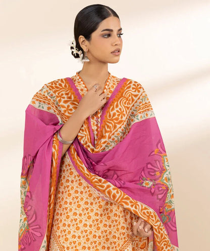 SAPPHIRE | UNSTITCHED 3 PIECE PRINTED LAWN SUIT