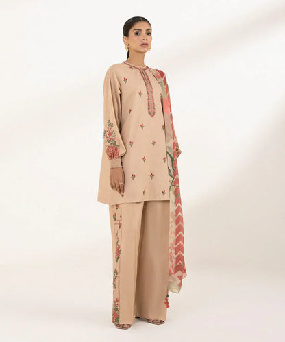 SAPPHIRE | UNSTITCHED 3 PIECE EMBROIDERED LAWN SUIT