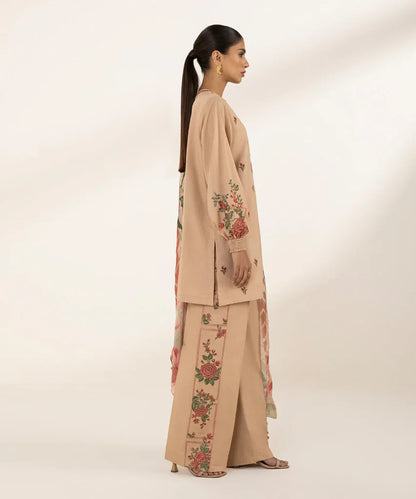 SAPPHIRE | UNSTITCHED 3 PIECE EMBROIDERED LAWN SUIT