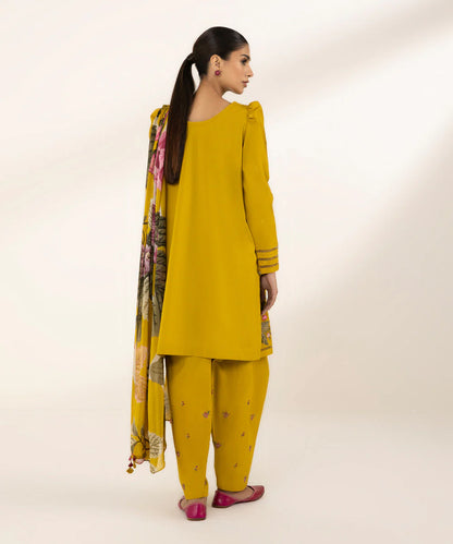 SAPPHIRE | UNSTITCHED 3 PIECE EMBROIDERED LAWN SUIT
