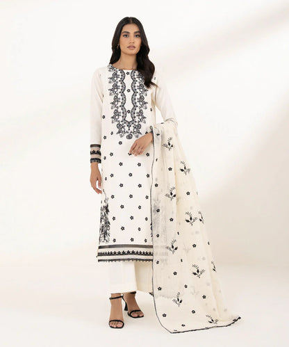 SAPPHIRE | UNSTITCHED 2 PIECE EMBROIDERED JACQUARD SUIT