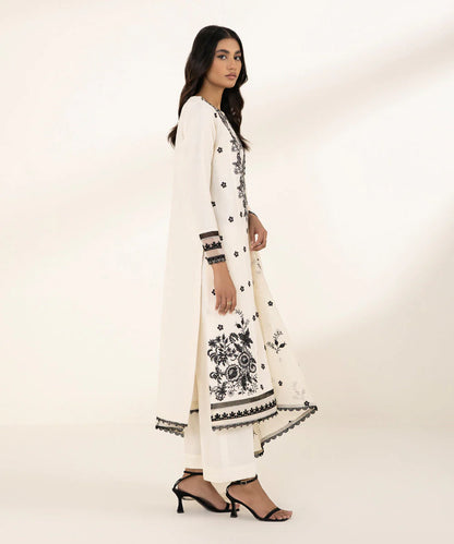 SAPPHIRE | UNSTITCHED 2 PIECE EMBROIDERED JACQUARD SUIT