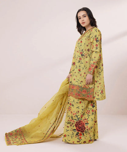 SAPPHIRE | UNSTITCHED 3 PIECE EMBROIDERED CAMBRIC SUIT