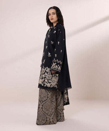 SAPPHIRE | UNSTITCHED 3 PIECE EMBROIDERED LAWN SUIT