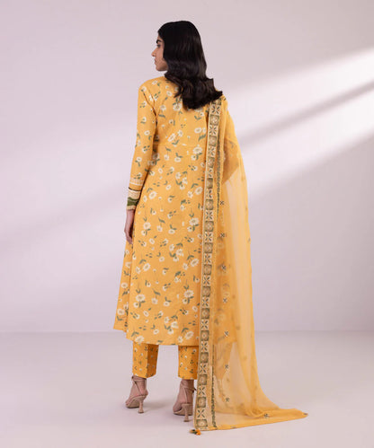 SAPPHIRE | UNSTITCHED 3 PIECE EMBROIDERED ZARI LAWN SUIT