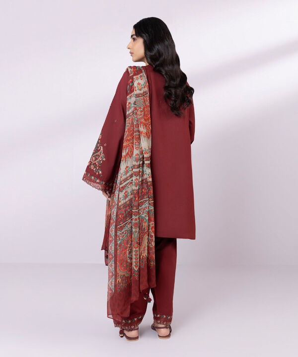 SAPPHIRE | UNSTITCHED 3 PIECE EMBROIDERED LAWN SUIT