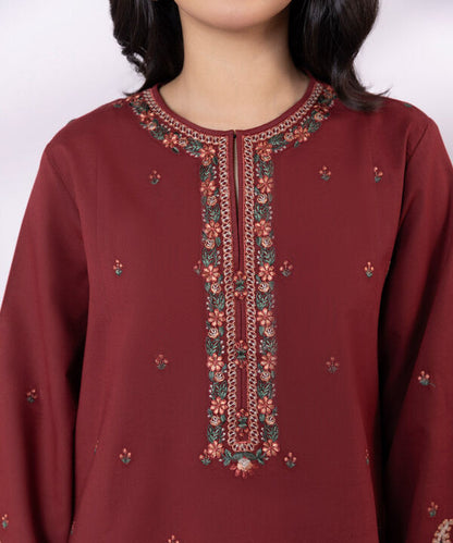 SAPPHIRE | UNSTITCHED 3 PIECE EMBROIDERED LAWN SUIT