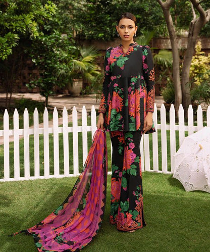 SAPPHIRE | UNSTITCHED 3 PIECE EMBROIDERED LAWN SUIT