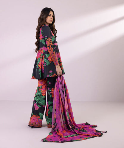 SAPPHIRE | UNSTITCHED 3 PIECE EMBROIDERED LAWN SUIT