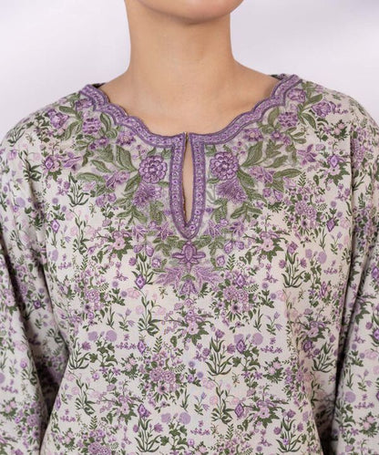 SAPPHIRE | UNSTITCHED 3 PIECE EMBROIDERED LAWN SUIT