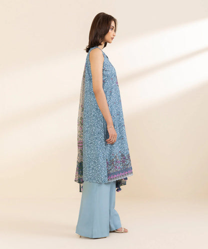 SAPPHIRE | UNSTITCHED 3 PIECE EMBROIDERED JACQUARD SUIT
